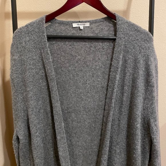 Madewell Sweaters - Madewell Ryder Long Cardigan in Gray